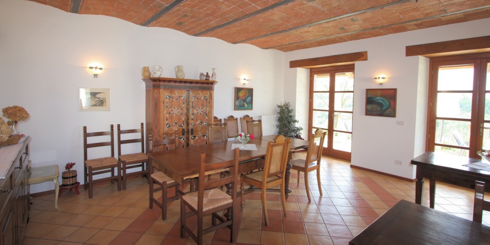 
			Der grosse Frühstücksraum für die Gäste des Hauses
			