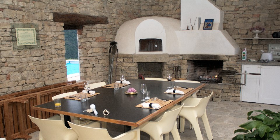 
			Die Sommerküche im Portico neben dem Pool
			