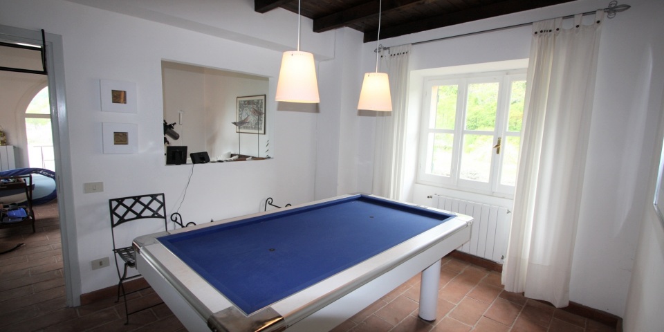 
			The games room next to the pool lounge
			