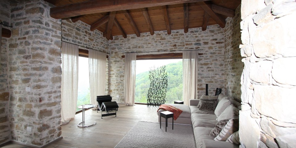 
			Teilansicht des Wohnraums
			